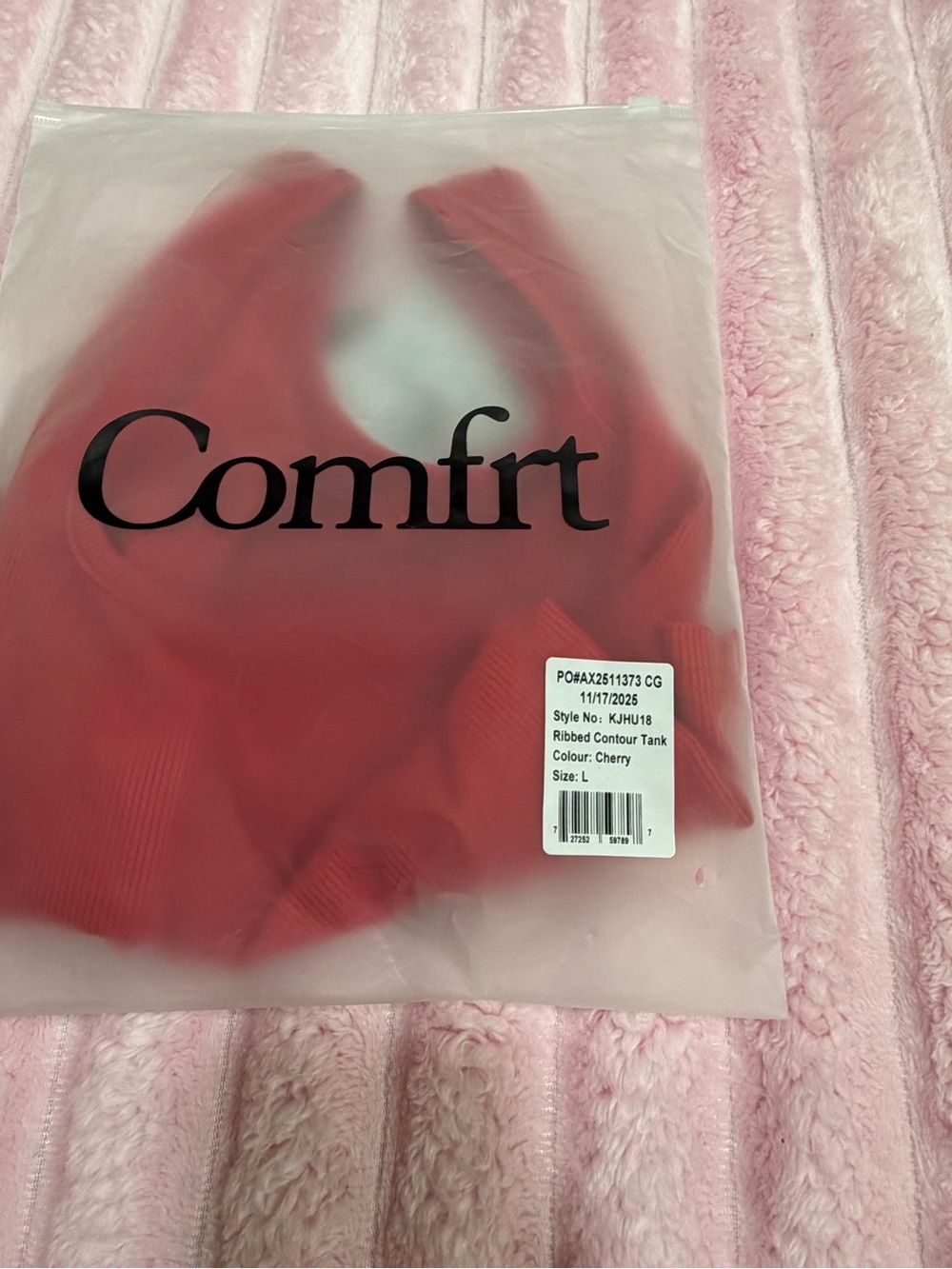 Red Ribbed Tank Top - Women - Picture 7 of 10